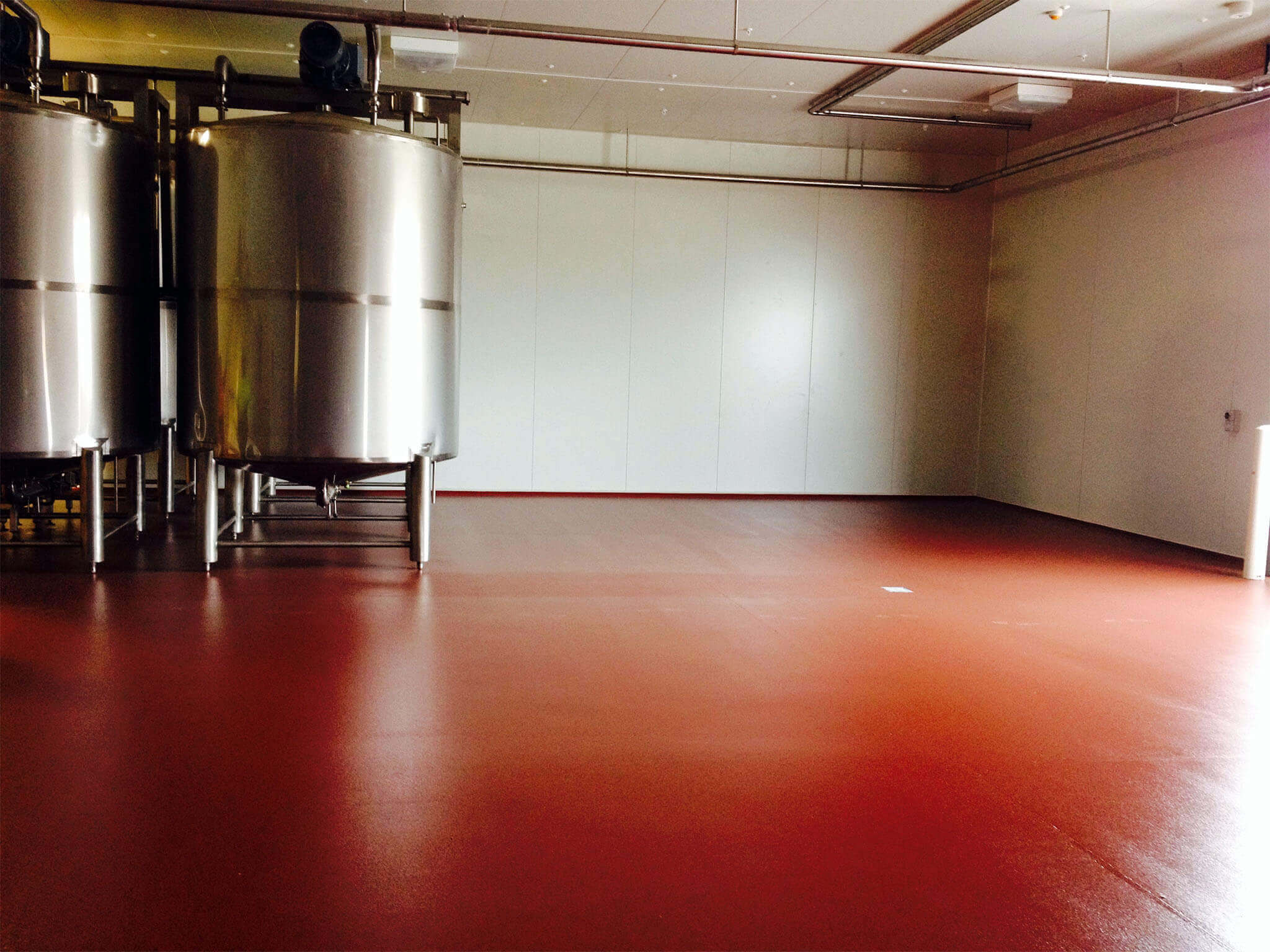 Commercial Flooring option at a chocolate making facility