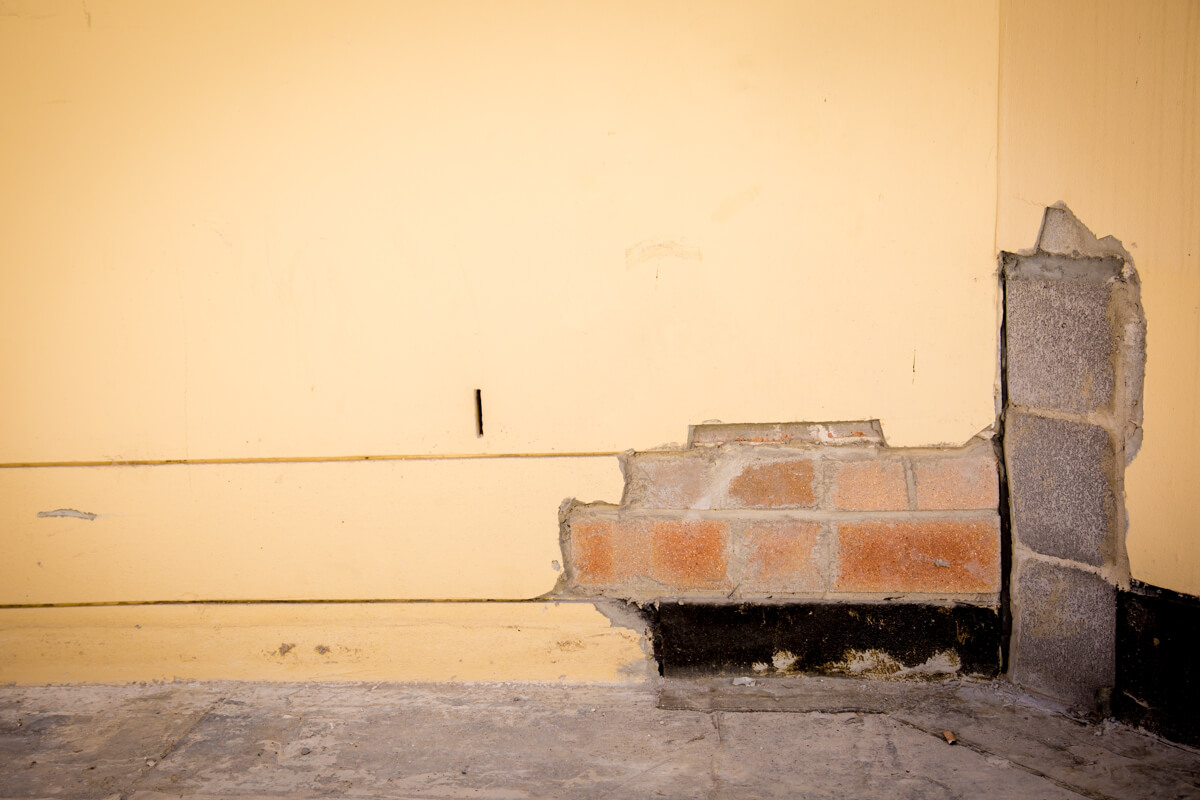 Damage Brick Wall - Structural Building Solutions - Remedial Building Services