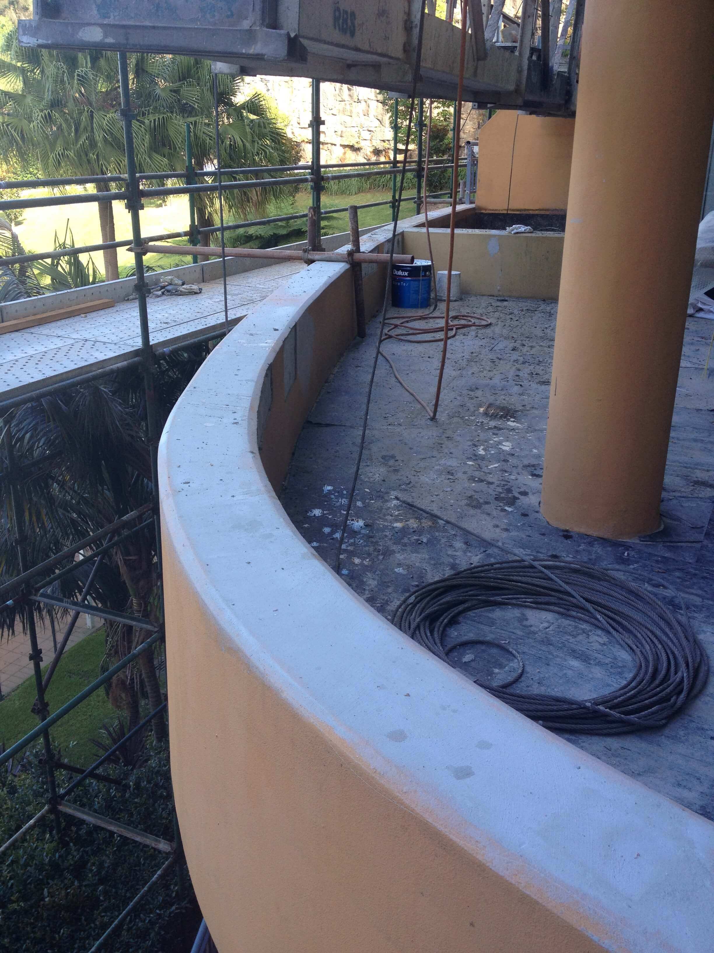 Repair Work At Wondakah Apartments Waverton - Façade Upgrade - Remedial Building Services